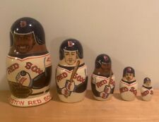 2004 Boston Redsox Hand Painted Russian Nesting Dolls picture