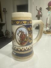 Vintage Budweiser Anheuser Busch Beer Stein Mug Staffel Stoneware West Germany picture