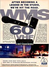 AKG WMS 60 Wireless Microphone System Original  Print Ad picture