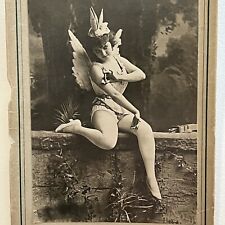 Antique Cabinet Card Photograph Beautiful Woman Actress Fannie Ward Fairy NY picture