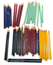 Lot of 50 Vintage Colored Wooden B. F. Drakenfeld Pencils Made In USA Woodcased picture