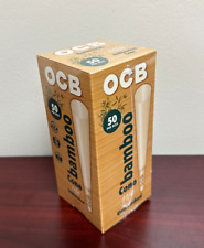 OCB Bamboo 1 1/4~Pre-rolled Cones~50 Count Mini Tower~NEW picture