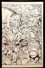 X-Force #1 by Rob Liefeld 11x17 FRAMED Original Art Poster Marvel Comics picture