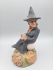 2000 Tom Clark Gnome Figurine Tee Time Witch Cairn Studio Edition 44 Pecan Resin picture