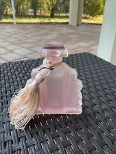 Art Deco Pink Satin Silvestri Perfume Bottle With Tassel picture