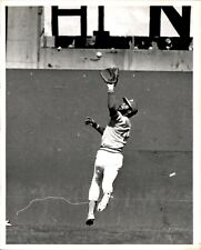 LD242 1974 Orig Russ Reed Photo BILL NORTH OAKLAND A's PLAYOFFS CATCH OFF BAYLOR picture