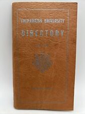 1947-48 VALPARAISO UNIVERSITY DIRECTORY Indiana Pocket Notebook Phone Numbers picture