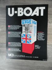 U-Boat Arcade Machine Flyer Original MCI Brochure picture