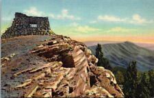 Albuquerque, New Mexico NM View from Kiwanis Point Sandia Mts. Vintage Postcard picture