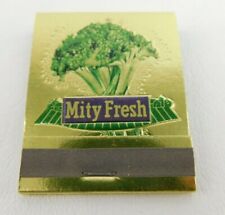 Mity Fresh Watsonville Canning And Food Co  Full Unstruck Vintage Matchbook Ad picture