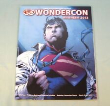 Wondercon 2013 Program Superman Cover Comic-Con Convention Superhero picture