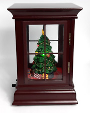 Mr Christmas 2009 Musical Animated Lighted Christmas Tree Curio Cabinet with Box picture