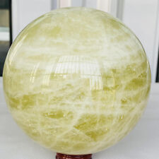 3120g Natural yellow crystal quartz ball crystal ball sphere healing picture