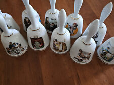 Norman Rockwell, Limited Edition Bells, Vintage, Porcelain Collectibles  picture