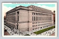 Cincinnati OH-Ohio, Hamilton County Court House, Souvenir Vintage Postcard picture