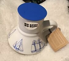 Vtg 1979 BEARLY SURVIVING Sailboat Nautical Porcelain with Original Box. picture