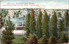 Sans Souci Amusement Park, Chicago Illinois - 1910 d/b Postcard- Roller Coaster picture
