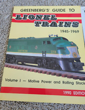 GREENBERG'S GUIDE TO LIONEL TRAINS 1945 - 1969 VOLUME 1 With Update Sheet picture