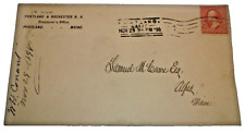 1896 PORTLAND & ROCHESTER RAILROAD USED COMPANY ENVELOPE B&M BOSTON & MAINE picture