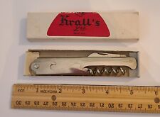 Vintage Krall's Ltd. Troy NY Hoffritz Swiss Army Knife Mult-tool picture