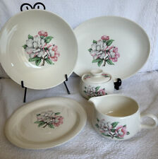 Cunningham & Pickett Flamingo Vintage 1950s By Homer Laughlin Hostess 5 Pc Set picture