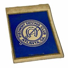 Rare Atlanta Georgia Piedmont Driving Club Diamond Quality 1930s Matchbook Vtg picture