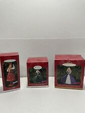 Vintage Hallmark Keepsake Ornaments Lot Of 3 Barbie Doll Themed New In Box picture