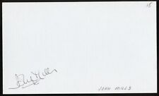 John Mills d2005 signed autograph auto 3x5 Cut English Actor in Ryan's Daughter picture