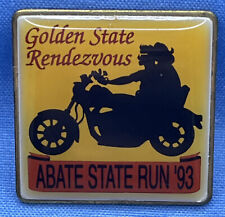 1993 GOLDEN STATE RENDEZVOUS ABATE  STATE RUN PIN ENAMAL picture