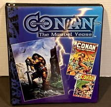 1996 CONAN THE BARBARIAN BINDER W/1994-SERIES 2 CHROMIUM  56 COMIC CARDS-NMMT picture