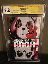 Do You Pooh? #1 CGC Signed+Sketch 9.8 Conspira-Pooh Edition A; Dept of Truth picture