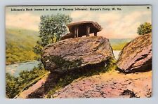 Harper's Ferry WV-West Virginia, Jefferson's Rock, Antique Vintage Postcard picture