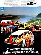 1972 Chevrolet Wagons At Crown Point Portland Oregon Vintage Original Print Ad picture