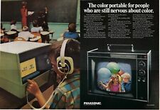 1967 Panasonic Color Portable TV Television Vintage Magazine Print Ad/Poster picture