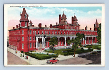 1918. BRUNSWICK, GA. OGLETHORPE HOTEL. POSTCARD MM28 picture