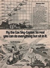 Cox Sky-Copter Ad 70'S Vtg Print Ad 8X11 Wall Poster Art picture