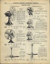 1931 PAPER AD Peerless Desk Oscillating Ceiling Fan Non Sylvania Radio Tubes  picture