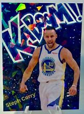 Steph Curry Blue Cracked Ice Refractor Card picture