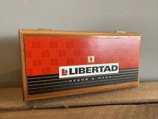 La Libertad Hecho A Mano Vintage Wood Empty Cigar Wooden Box 7 X 3.5 X 1.5 - 17 picture