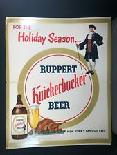1950's Ruppert Knickerbocker Beer For Holiday Season -  New York's Famous Beer picture