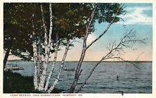 Vintage Postcard 1920's Camp Benson Lake Sebasticook Newport Maine ME picture