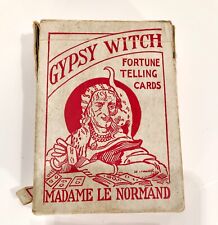 Vintage Antique 1903 Gypsy Witch Madame Le Normand Madame Fortune Telling Cards picture