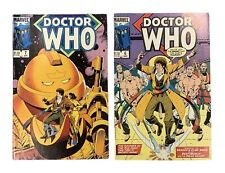 Doctor Who Comic Books Marvel #6 & #7  Lot of Two 1985 Copper Age picture