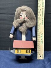 MARY MYERS FOLK ART NOAH And HIS ARK NUTCRACKER / HANDCRAFTED / picture