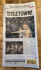 Denver Nuggets Titletown - The Denver Post Tuesday, June 13 Edition-FREE SHIP picture