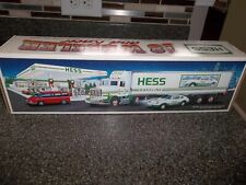 Hess 1992 Vintage Toy Truck 18 Wheeler and Racer NEW IN BOX picture