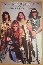 Van Halen Montreal 1984 metal hanging wall sign picture
