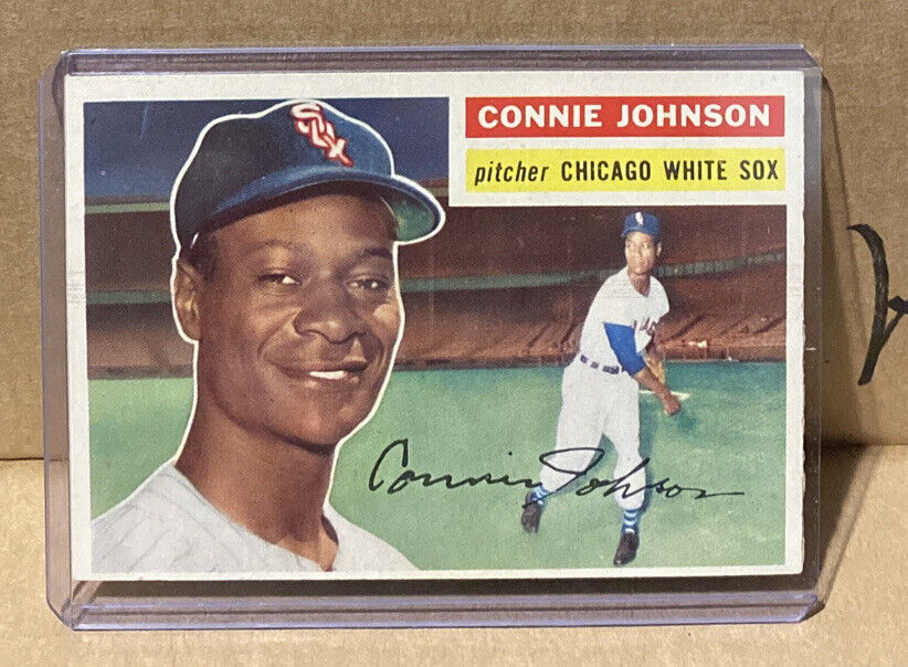 1956 Tops Baseball #326 CONNIE JOHNSON, Vintage, Pitcher Chicago White Sox, EX+
