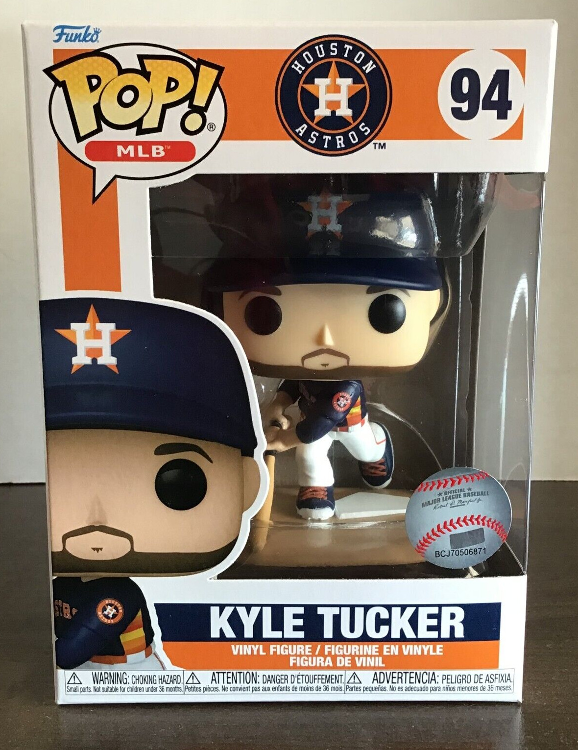 Funko Pop MLB Houston Astros Kyle Tucker Funko Pop Vinyl Figure #94