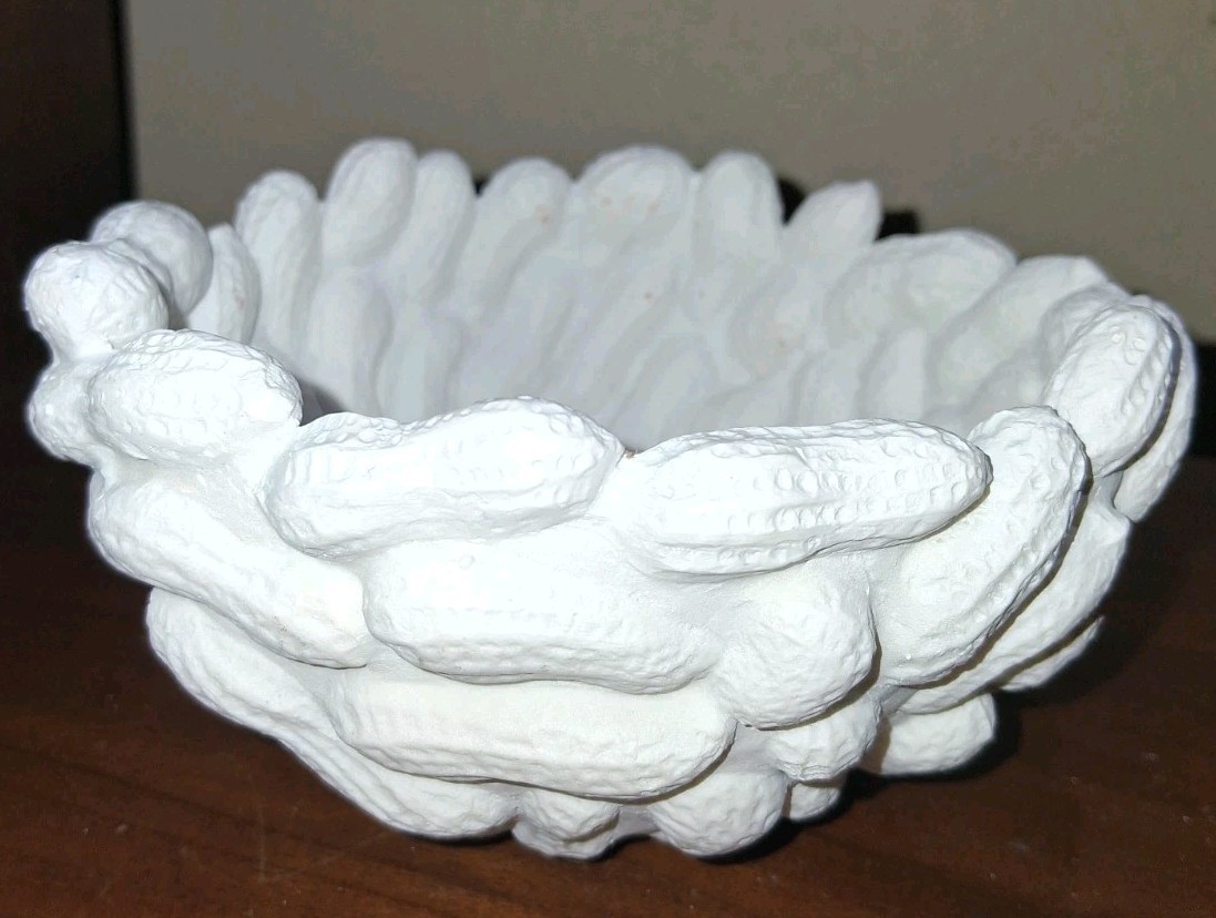 RARE Harry Allen Areaware Reality White Peanut Bowl